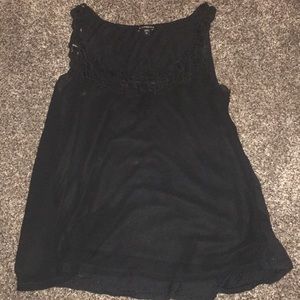 Black tank top